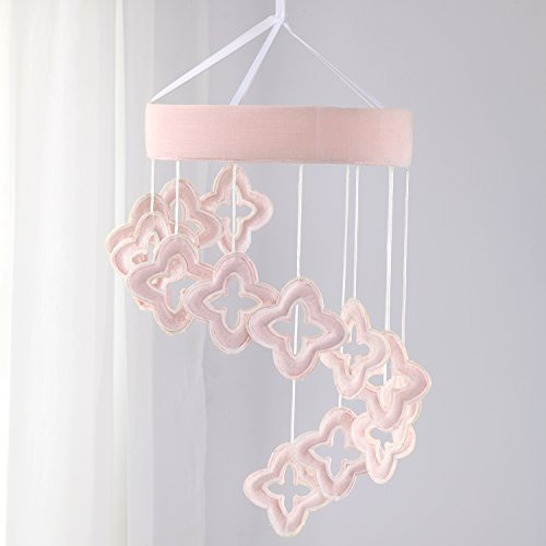 NoJo Chantilly Ceiling Mobile Pink White