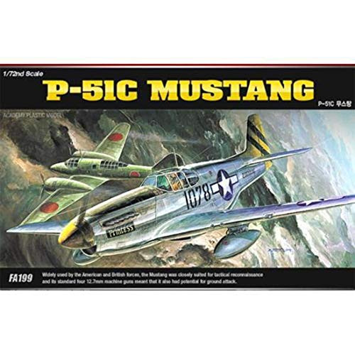 Academy North American P-51C Mustang - 172 Plastic Kit