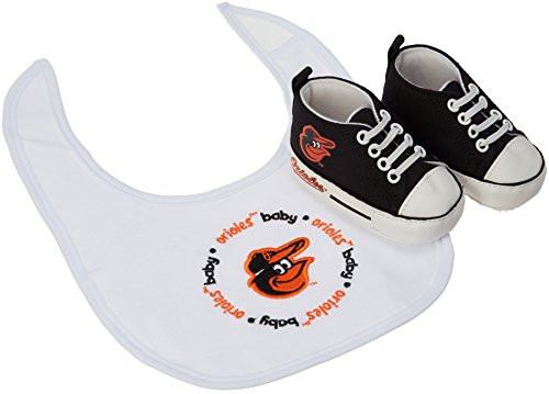 Baby Fanatic Bib with Pre-Walker Baltimore Orioles
