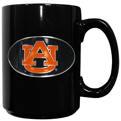 NCAA Siskiyou Sports Fan Shop Auburn Tigers Ceramic Coffee Mug 14 ounce Black