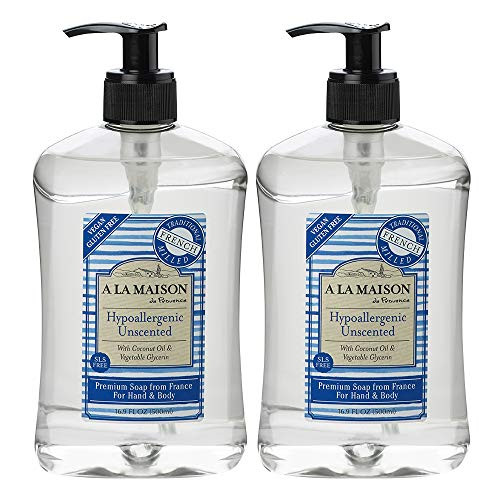 A La Maison Liquid Soap Hypoallergenic Unscented 16_9 Fl Oz 2 Pack