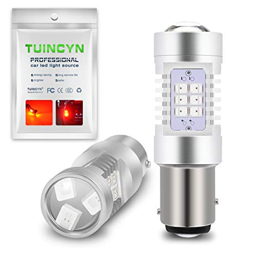 TUINCYN 1157 LED Brake Light Bulb Red 2057 2357 7528 BAY15D Replacement Light Bulb for Tail Light Turn Signal Light Back Up Reverse Light Parking Stop Blinker Light DC 12VPack of 2 TUINCYN 1157 LED Brake Light Bulb Red 2057 2357 7528 BAY15D Replacement Light Bulb for Tail Light Turn Signal Light Back Up Reverse Light Parking Stop Blinker Light DC 12VPack of 2
