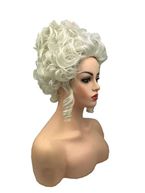 Kalosa White Marie Antoinette Wig For Adult Women Kalosa White Marie Antoinette Wig For Adult Women