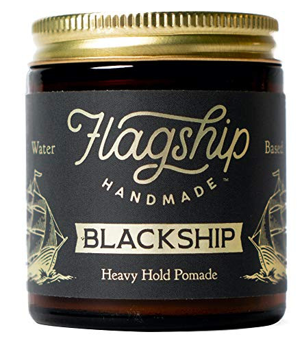 Flagship Handmade Blackship Pomade - Firm Hold - Low Shine 4 Ounce