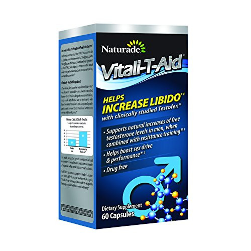 Naturade Vitali-T-Aid Natural Free Testosterone Booster 60 Count