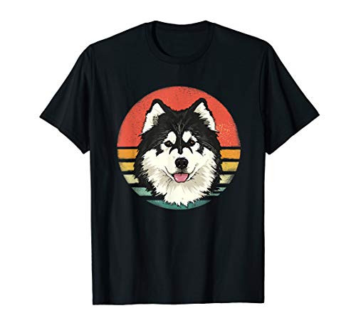 Retro Vintage Alaskan Malamute Dog Breed Lover Gift T-Shirt