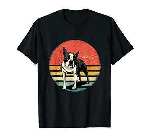 Boston Terrier Dog Lover Retro Vintage 70s Dog Pet Gift T-Shirt Boston Terrier Dog Lover Retro Vintage 70s Dog Pet Gift T-Shirt