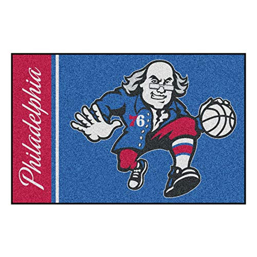 FANMATS 17925 NBA Philadelphia 76ers Uniform Inspired Starter Rug