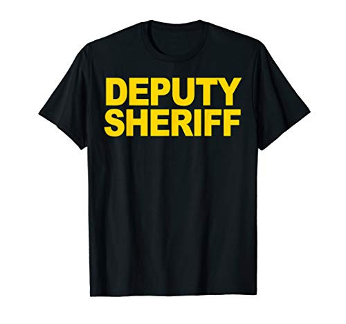 Deputy Sheriff Shirt Front Print Law Enforcement Clothing