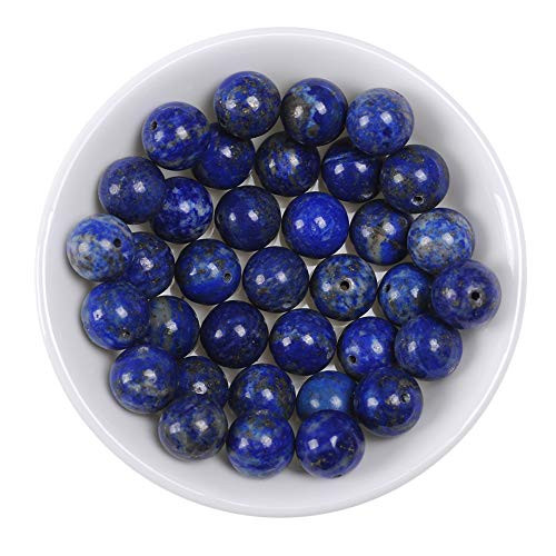 Genuine Lapis Lazuli Stone Beads for Bracelets Real Blue Gemstone Beads for Jewelry Making Bulk 12mm 30pcs Lapis Lazuli Round Beads Genuine Lapis Lazuli Stone Beads for Bracelets Real Blue Gemstone Beads for Jewelry Making Bulk 12mm 30pcs Lapis Lazuli Round Beads