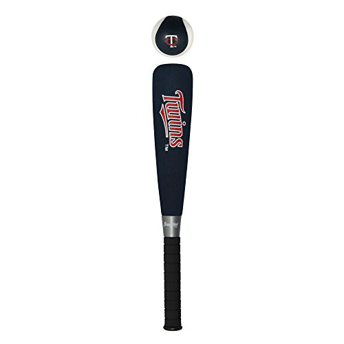 Franklin Sports Minnesota Twins Foam Bat   Ball Set - 21 Soft Jumbo Team Baseball Bat and Ball Team Logo - MLB Official Licensed Product