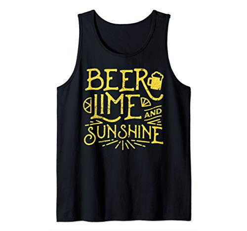 Beer Lime Alcohol Funny Mexican Cinco De Mayo 2020 Tank Top