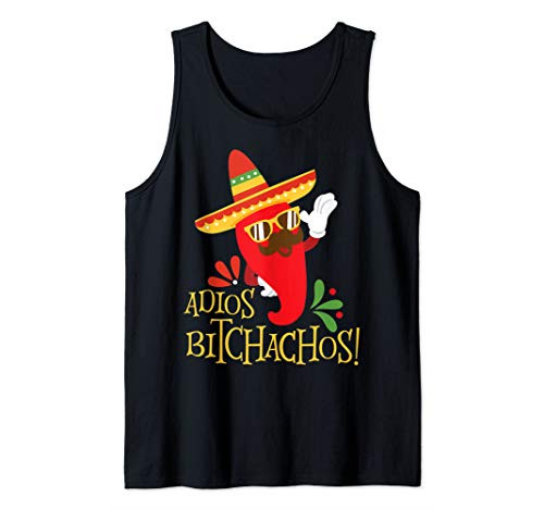 Adios Bitchachos Funny Mexican Cinco De Mayo 2020 Tank Top