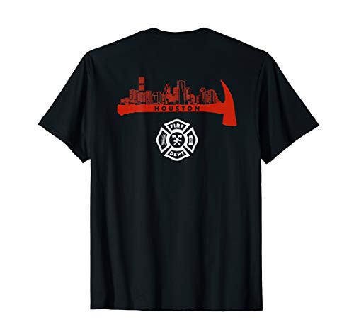 Houston Texas Fire Rescue Department Firefighters Duty T-Shirt
