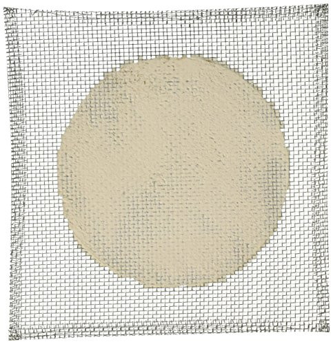 United Scientific WGCC66 Iron Wire Gauze with Ceramic Center 6 Length x 6 Width Pack of 10