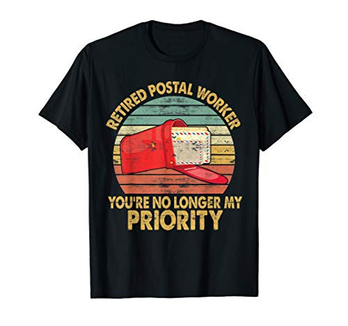 Retired Postal Worker Shirts Mailman Mail Carrier Gift Men T-Shirt