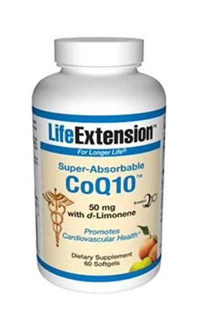 Life Extension Super Absorbable Coq10 50 Mg 60 Softgels