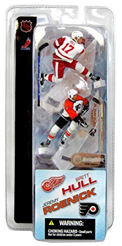 McFarlane Toys NHL 3 Inch Sports Picks Series 1 Mini Figure 2Pack Brett Hull Detroit Red Wings Jeremy Roenick Philadelphia Flyers