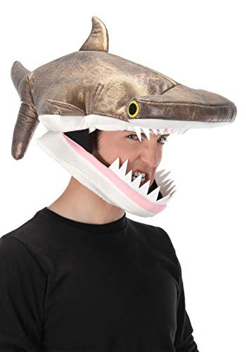 elope Hammerhead Shark Costume Jawesome Hat Grey