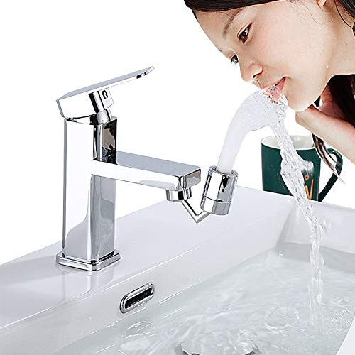 720 Rotate Faucet Sink Aerator Eyewash Stations Faucet Mounted Aerator Sink Attachment for Bathroom Dual Function Kitchen Faucet Aerator for Face Washing Gargle   Eye Flush-5564-27UNS Female