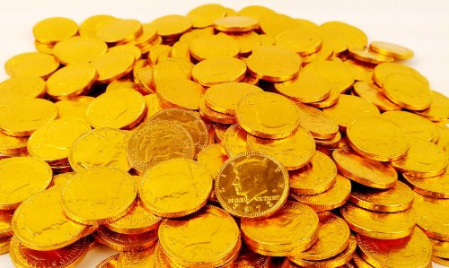 Fort Knox Chocolate Gold Coins 1lb Bag