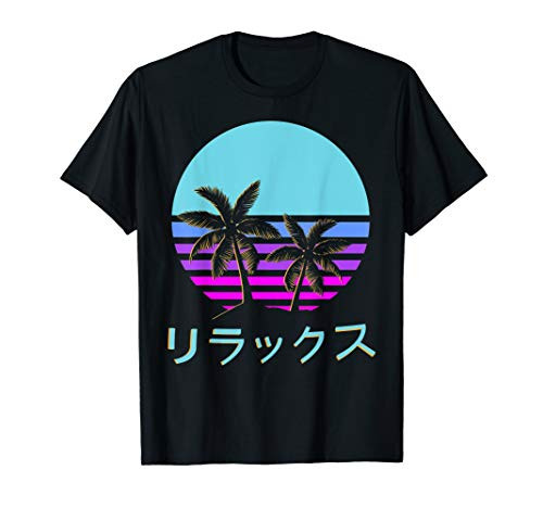Aesthetic Vaporwave Style Retro 1980s 1990s Otaku Japanese T-Shirt Aesthetic Vaporwave Style Retro 1980s 1990s Otaku Japanese T-Shirt