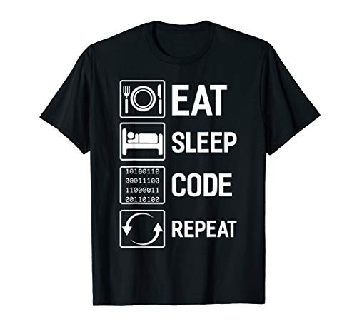 Programmer Eat Sleep Code Repeat T-Shirt
