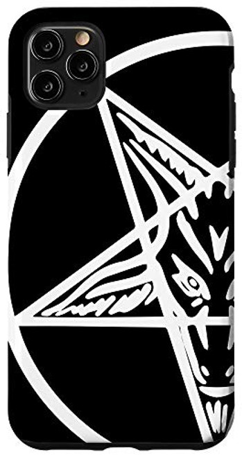 iPhone 11 Pro Max Satan Sigil Goat Head Baphomet Lucifer Satanic Occult Gothic Case
