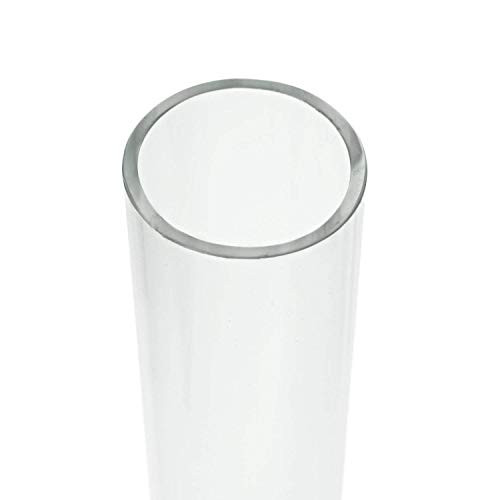 Source One Polycarbonate Lexan Unbreakable Round Clear Tube 12 1   1 12 Inch Diameter 1 Inch Diameter 12 Inch Long