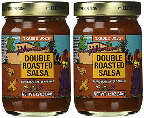 Trader Joes Double Roasted Salsa 2 Jars