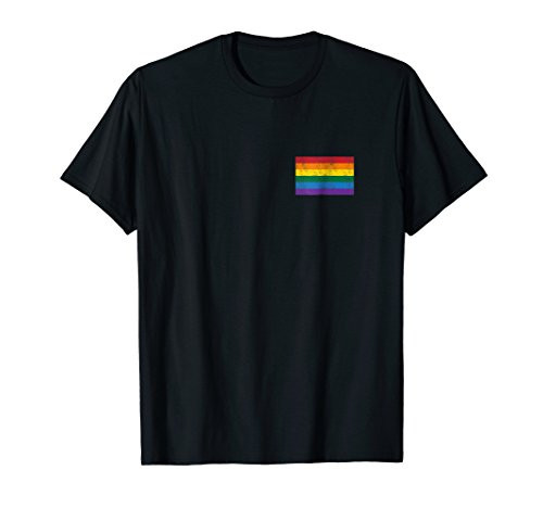 Vintage Distressed Gay Pride Flag T-shirt gay flag shirt
