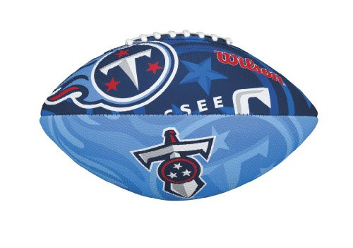 Wilson NFL Junior Team Logo Football Tennessee Titans Tennesee Titans Wilson NFL Junior Team Logo Football Tennessee Titans Tennesee Titans