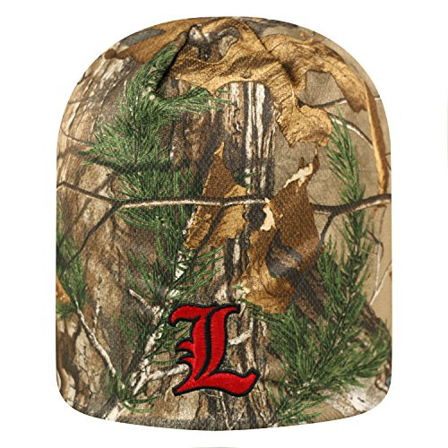 Top of the World Louisville Cardinals Cuffless Forage Realtree Camo Skull Cap - NCAA Camouflage Fleece Lined Hat Top of the World Louisville Cardinals Cuffless Forage Realtree Camo Skull Cap - NCAA Camouflage Fleece Lined Hat