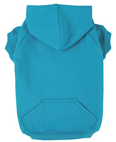 Zack   Zoey Basic Hoodie for Dogs 12 Small Bluebird