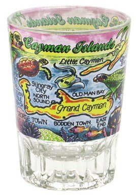 Cayman Islands Double Shot Glass