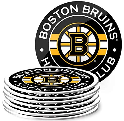 Mustang Products Boston Bruins 8 Pack Team Logo Coaster Set
