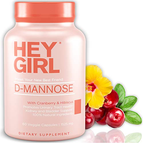 D Mannose Capsules - Fast-Acting UTI Relief - Cleanse   Flush Impurities - with Natural D-Mannose Powder  Cranberry  Hibiscus   Dandelion - Alternative to Cranberry Pills for Women