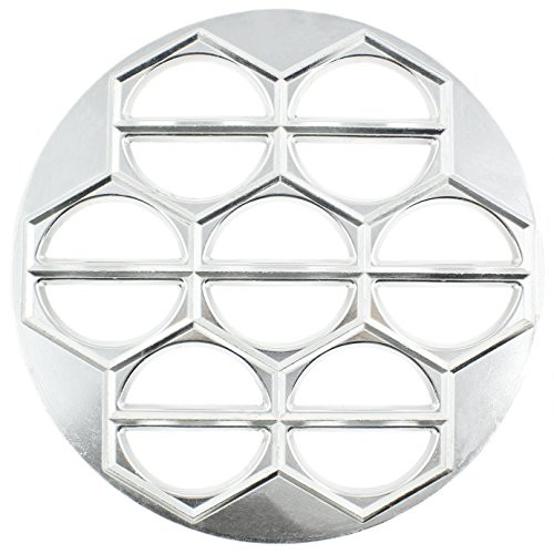 Zoie + Chloe Aluminum Vareniki Chebureki Pelmeni Mold - Ukrainian & Russian Ravioli Meat Dumpling Maker