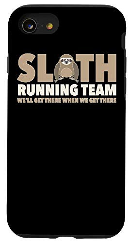 iPhone SE 2020  7  8 Funny Sloth Lover Gift Sloth Running Team Well Get There Case