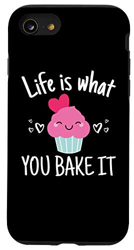 iPhone SE 2020  7  8 Baking Gift for Baker Chef Cupcake Life is What You Bake It Case