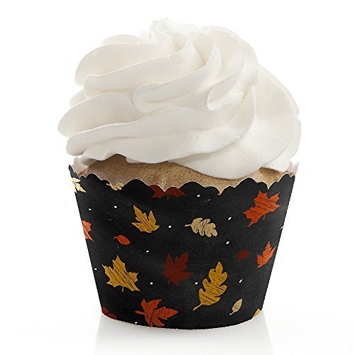 Big Dot of Happiness Fall Leaves - Fall or Thanksgiving Party Decorations - Party Cupcake Wrappers - Set of 12 Big Dot of Happiness Fall Leaves - Fall or Thanksgiving Party Decorations - Party Cupcake Wrappers - Set of 12
