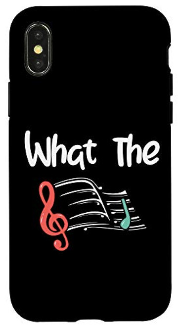 iPhone XXS What The F Music Funny Musical Note Key - Humor Gift Case iPhone XXS What The F Music Funny Musical Note Key - Humor Gift Case