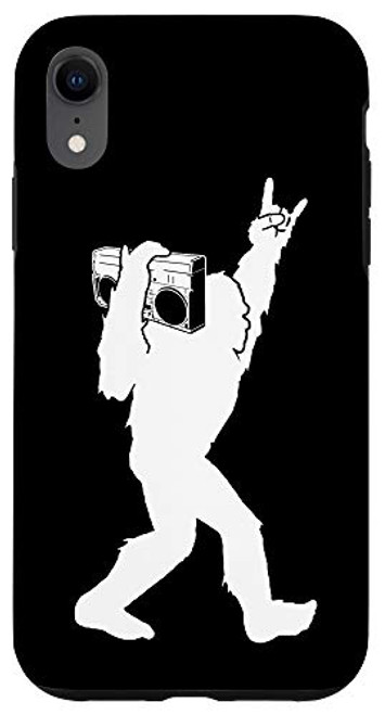 iPhone XR Bigfoot Boombox Rock and Roll I Believe Sasquatch Believers Case iPhone XR Bigfoot Boombox Rock and Roll I Believe Sasquatch Believers Case