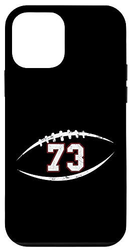 iPhone 12 mini 73 Number Vintage Football Player 73 Lucky Number Birthday Case