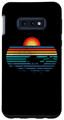 Galaxy S10e Retro Scuba Diving Sunset Vintage Old School Classic Party Case