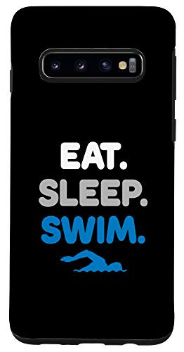 Galaxy S10 Eat Sleep Swim - Swimming Sports - Swimmer Athlete Case