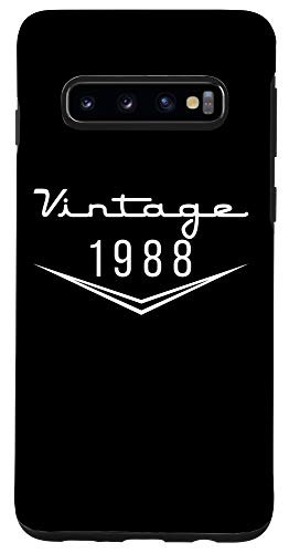 Galaxy S10 Vintage Classic 1988 33rd Birthday Gift for 33 Year Old 33rd Case