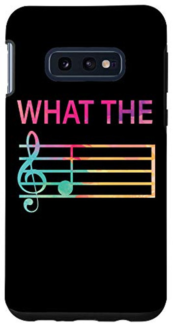 Galaxy S10e What The F Music Funny Clef Note music Humor Musician Gift Case Galaxy S10e What The F Music Funny Clef Note music Humor Musician Gift Case