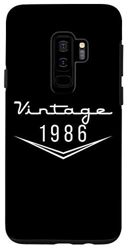 Galaxy S9 Vintage Classic 1986 35th Birthday Gift for 35 Year Old 35th Case