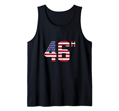 46 Power H Joe Biden Kamala Harris USA Flag 2020 Vintage Tank Top